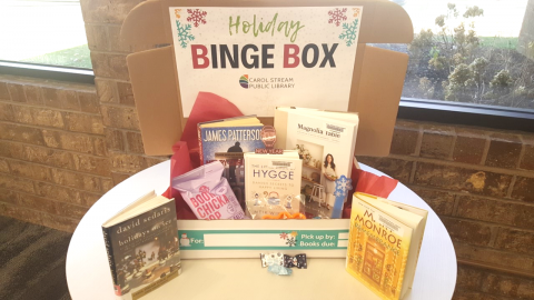 holiday themed binge box