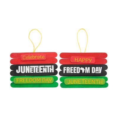 Juneteenth Craft Stick Flag