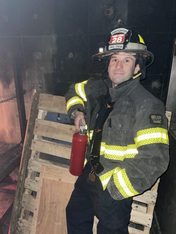 Photo of Joe Melone, firefighter