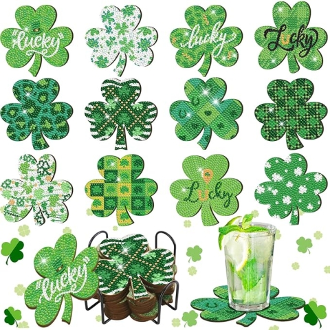 Shamrock Coasters