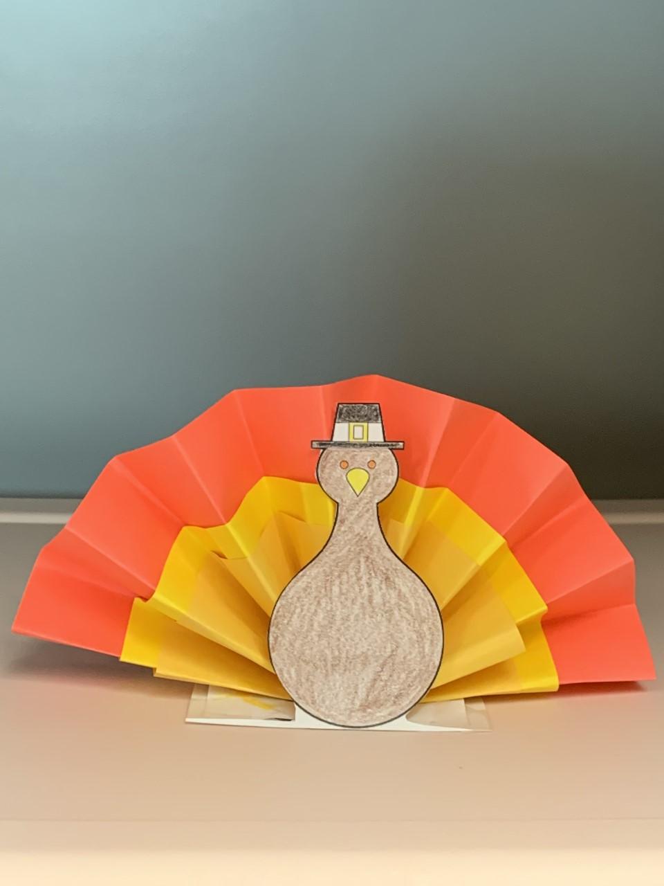 Image of a Fan-Tail Turkey craft