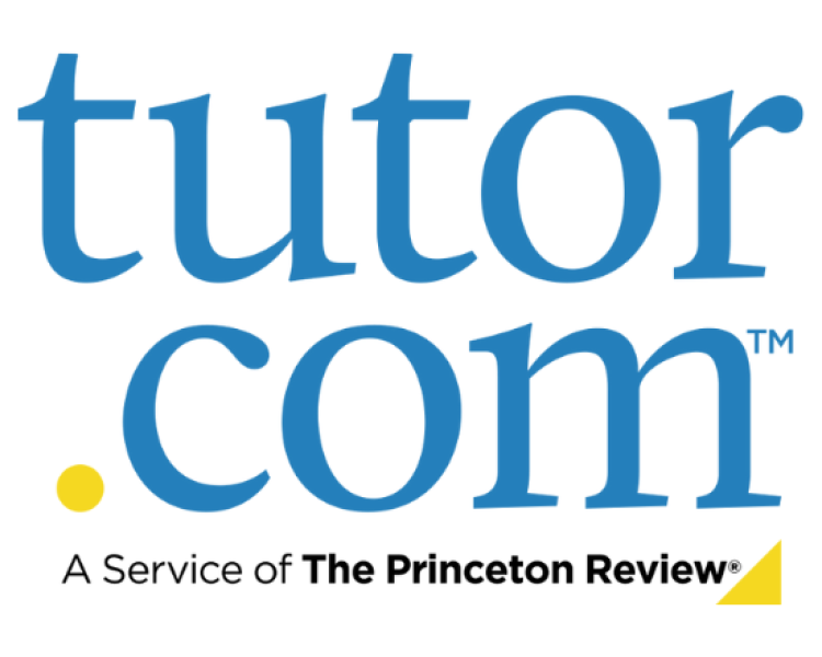 Tutor.com "A Service of the Princeton Review" logo